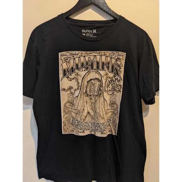 Travis Barker Hurley Musink Tatoo Festival 2014 Shirt Music Band Tee Sz XL - Picture 1 of 4